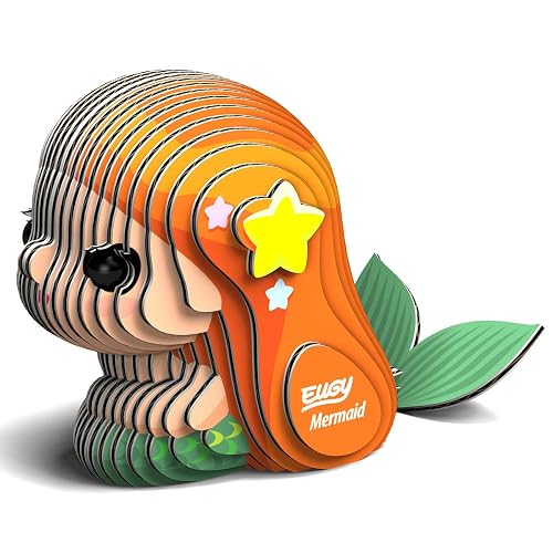 EUGY 050 Sirena. Eco-Friendly 3D Paper Puzzle