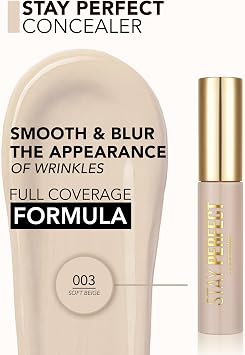 Flormar Doğal Bitişli Kapatıcı (SOĞUK ALT TON) - Stay Perfect Concealer - 003 Soft Beige - 8682536085489