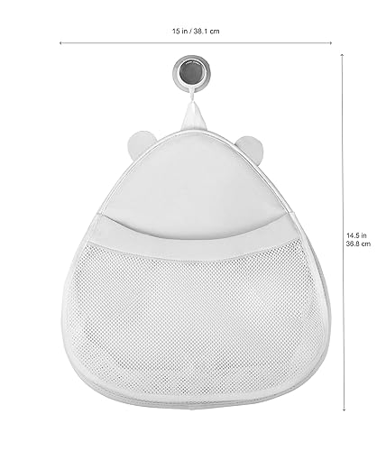 Miniatura 3 de 3 Sprouts Soporte colgante para juguetes de baño para bañera, organizador de almacenamiento con organizador de bebé, cesta de almacenamiento de Oso