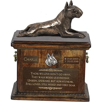 bull terrier urn