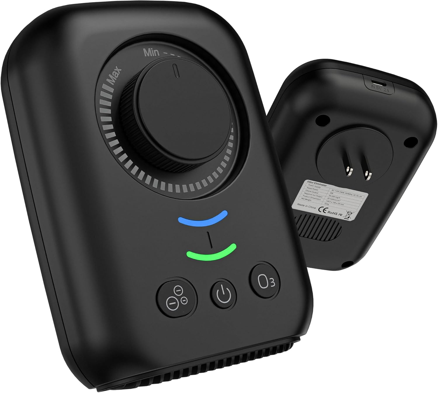 Ionic Air Purifier,Plug-in&USB Air Ionizers for Home,Quite Filterless Ionizer Air Purifier Ozone for