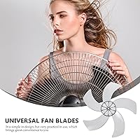Vista 8 de Angoily Hojas de ventilador eléctrico para ventilador de mesa, hojas de ventilador eléctrico para ventilador de pie, hojas de ventilador eléctrico