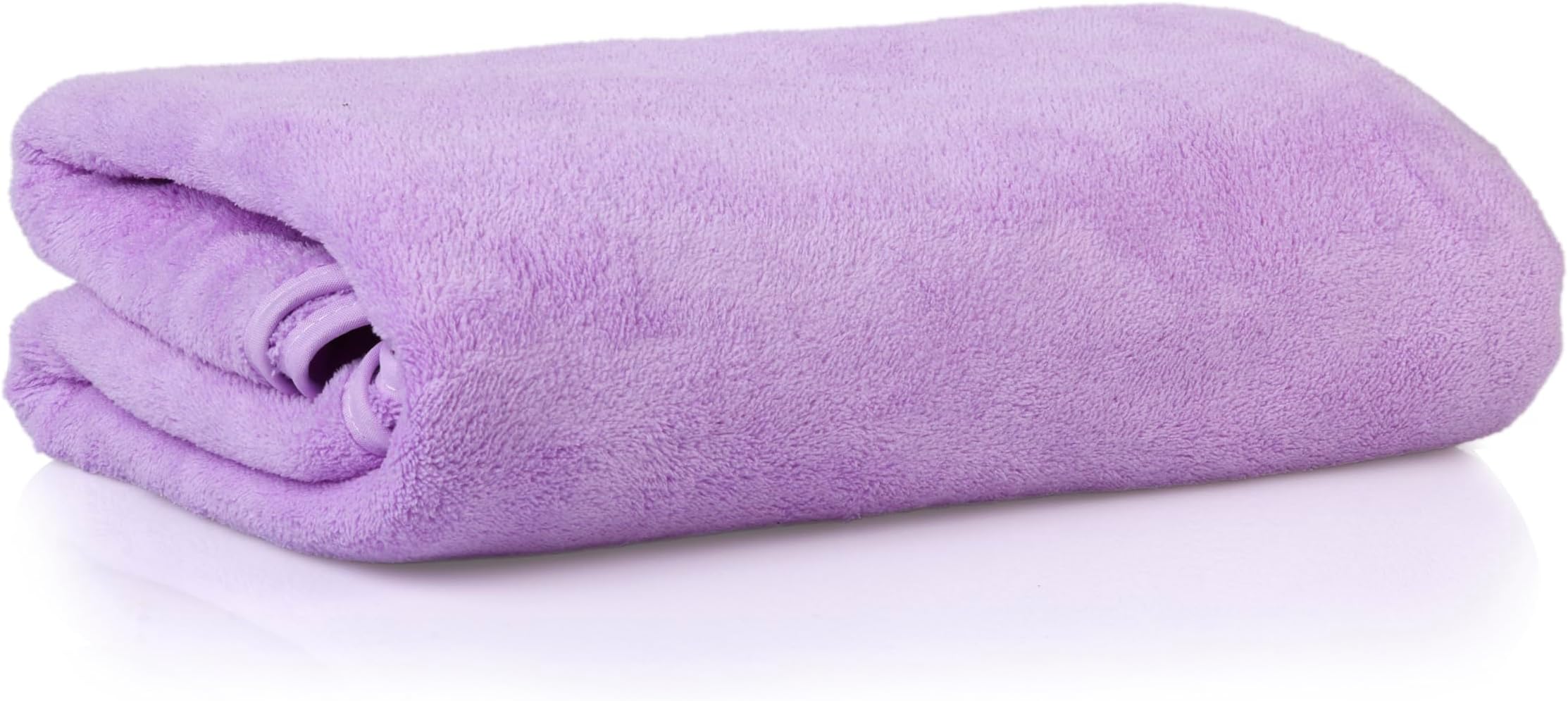 Microfiber 300 TC Large Bath Towels | (70X140) Extra Soft Plush & Quick Dry High Absorbency Large Size Towels For Bathing (Puple), Purple