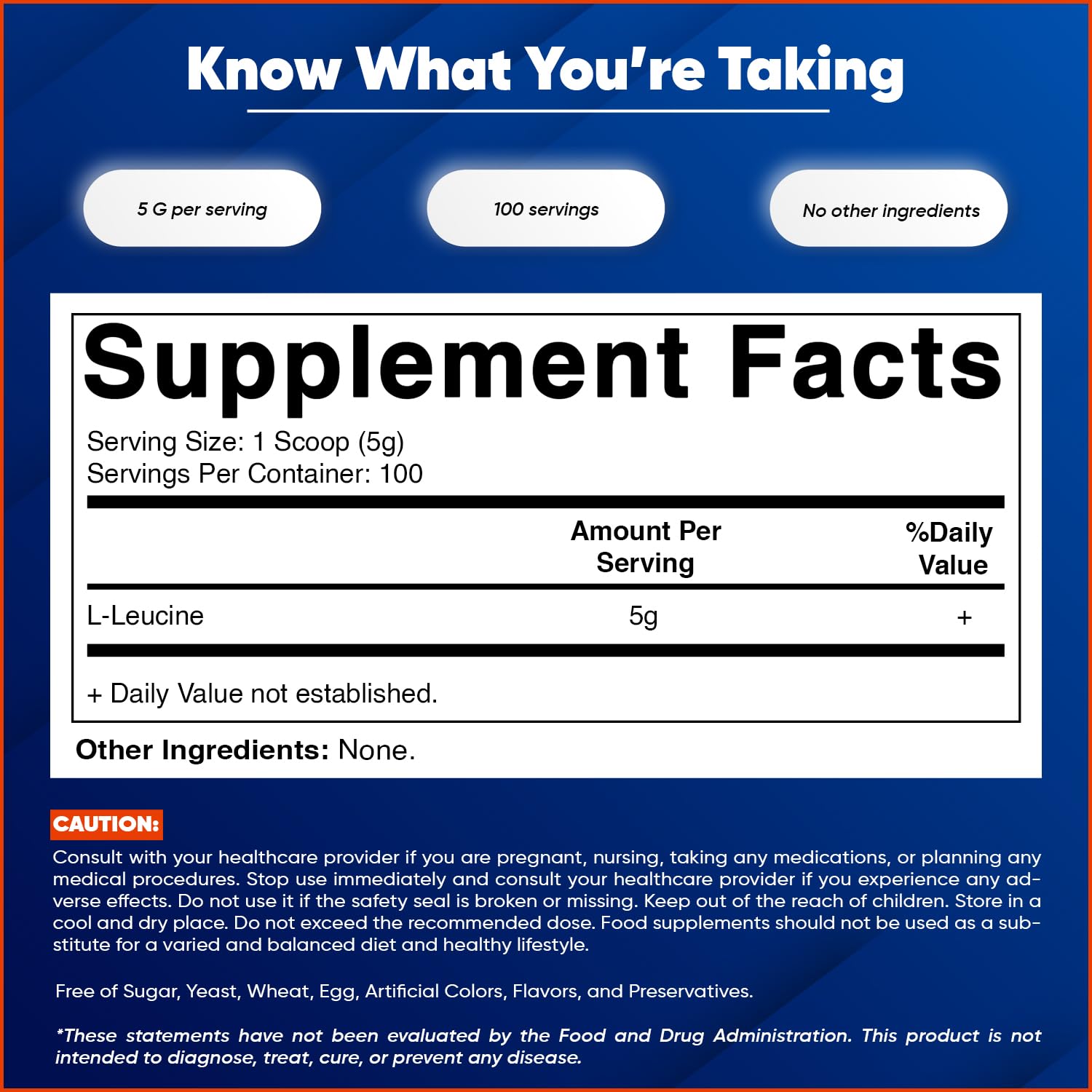 Vitamatic L-Leucine Powder 500g (17.6 oz), 5g Per Serving, Pure Amino Acid Supplement, Unflavored, Non-GMO, Gluten Free, Supports Muscle Recovery & Protein Synthesis, 100 Servings — Amazon image 2