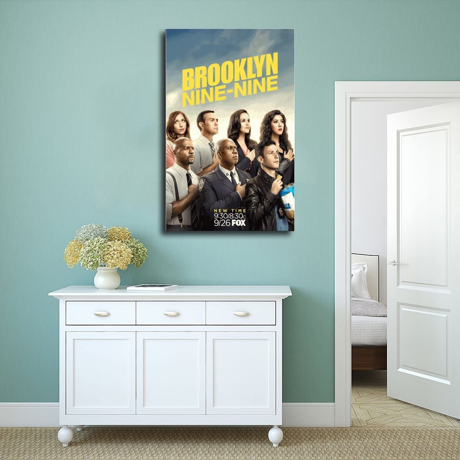 Brooklyn Nine Nine Nine Poster Couverture Classique Dortoir Esthétique 3 Toile Poster Décoration Murale Pour Salon Chambre à Coucher Cadre 30 × 45 Cm