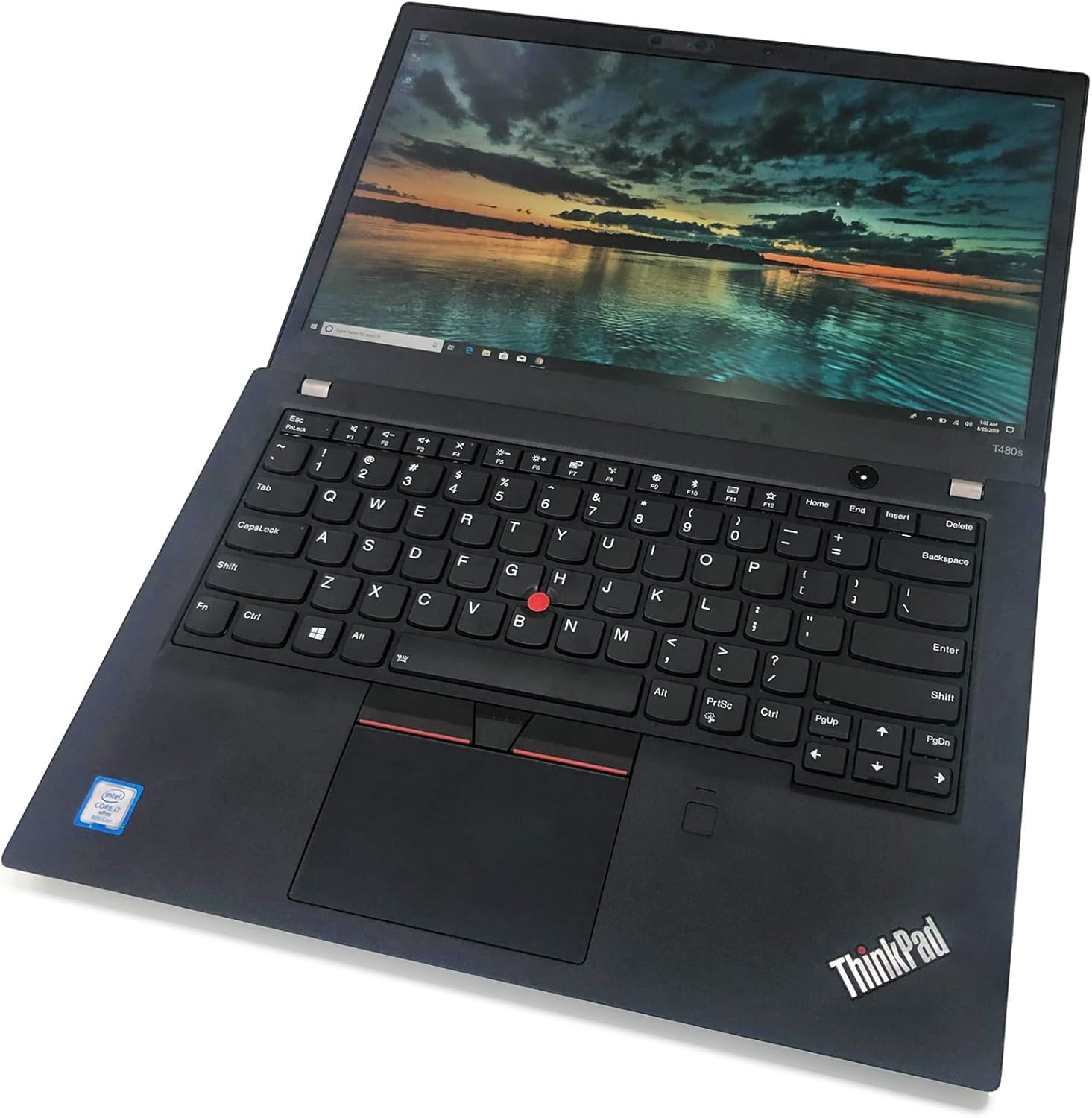 Lenovo ThinkPad T480s Business Laptop Notebook da 14 pollici, Intel Core i5-8350U, 8 GB RAM, SSD da 256 GB, tastiera US QWERTY Windows 11 Pro (ricondizionato)