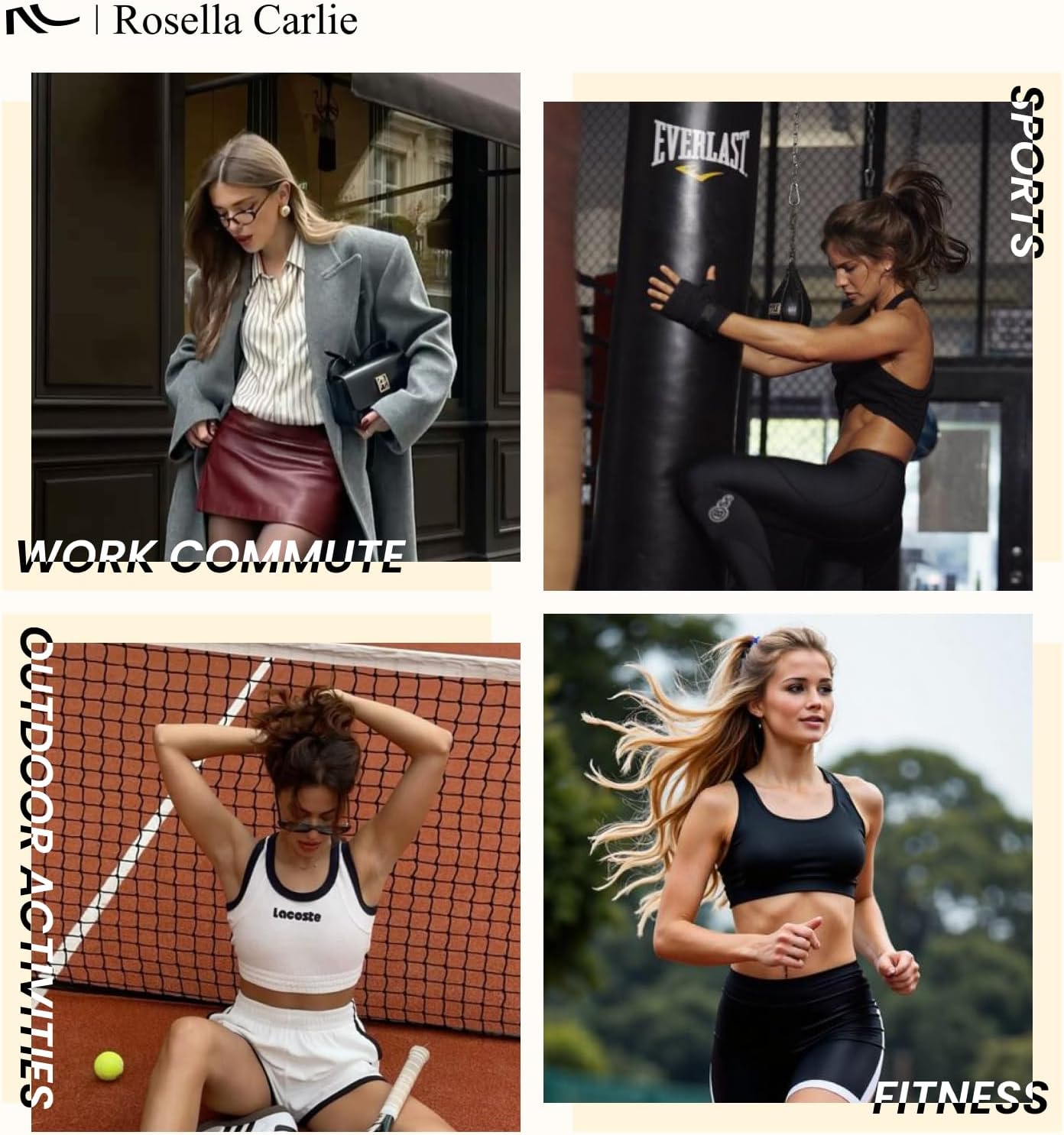 Rosella Carlie Sneakers for Women - Comfortable Casual Walking Tennis Shoes Non-Slip Shoes for Women - Lace-Up Fashion Sneakers Trendy Women's Footwear - Image 5