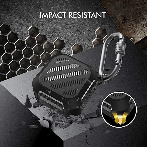 Miniatura 5 de Funda de silicona para auriculares para Galaxy Buds 2Pro2 ProLive, funda protectora con llavero anticaídas antigolpes, funda protectora de cuerpo