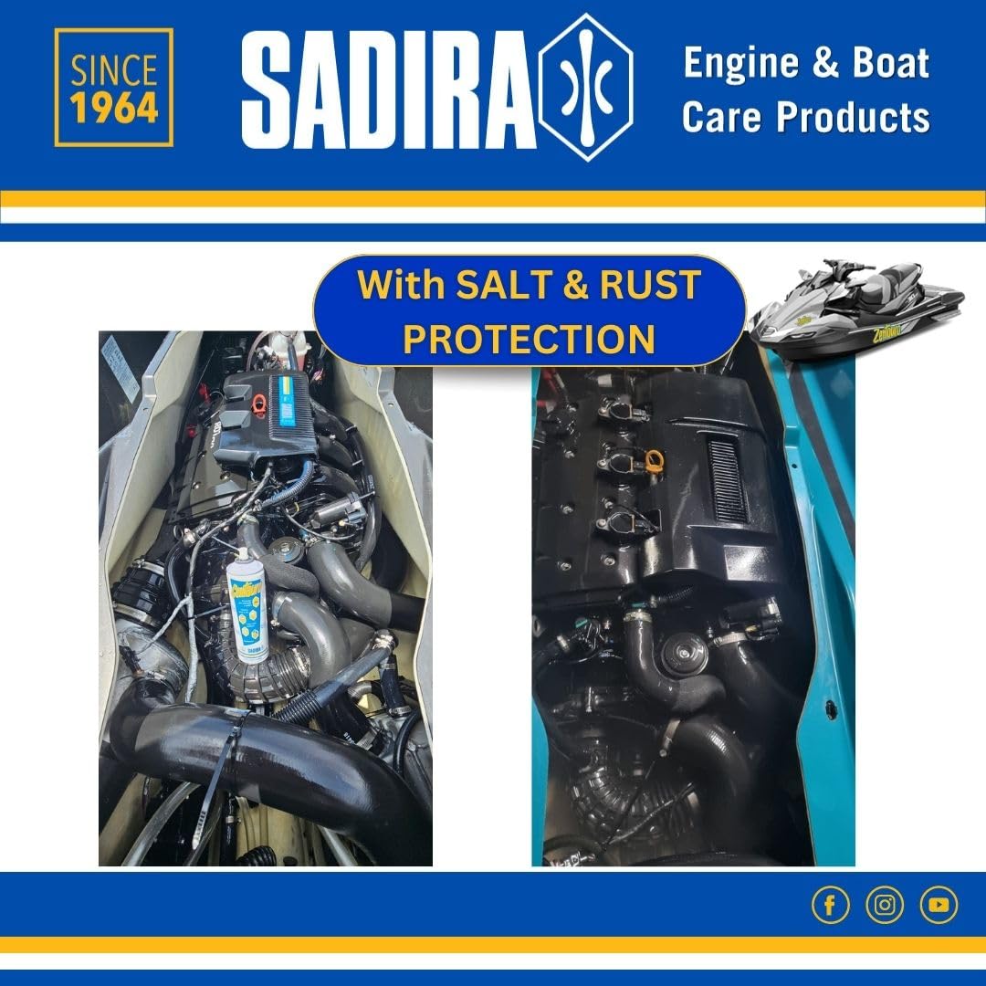 Sadira | Centauro Spray 300ml Neto - 405 CC | Lubricante para Motores y Equipos Marinos | Multiusos para Barcos, Coche, Moto. Protector contra óxido y salitre