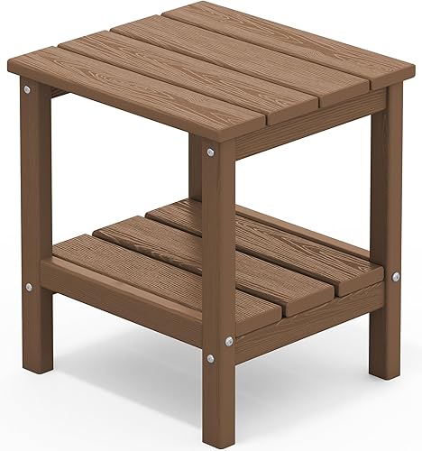 Miniatura 42 de SERWALL Mesa auxiliar Double Adirondack, Mesa auxiliar de forma rectangular, Negra