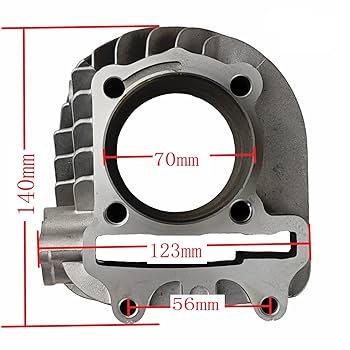 たかとくん Amazon.com: RedCap 61mm Big Bore Cylinder Piston Kit with