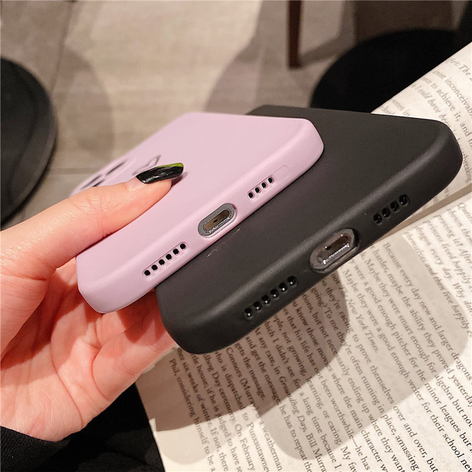 Amazon.co.jp: 高級パールリストストラップチェーン電話ケース