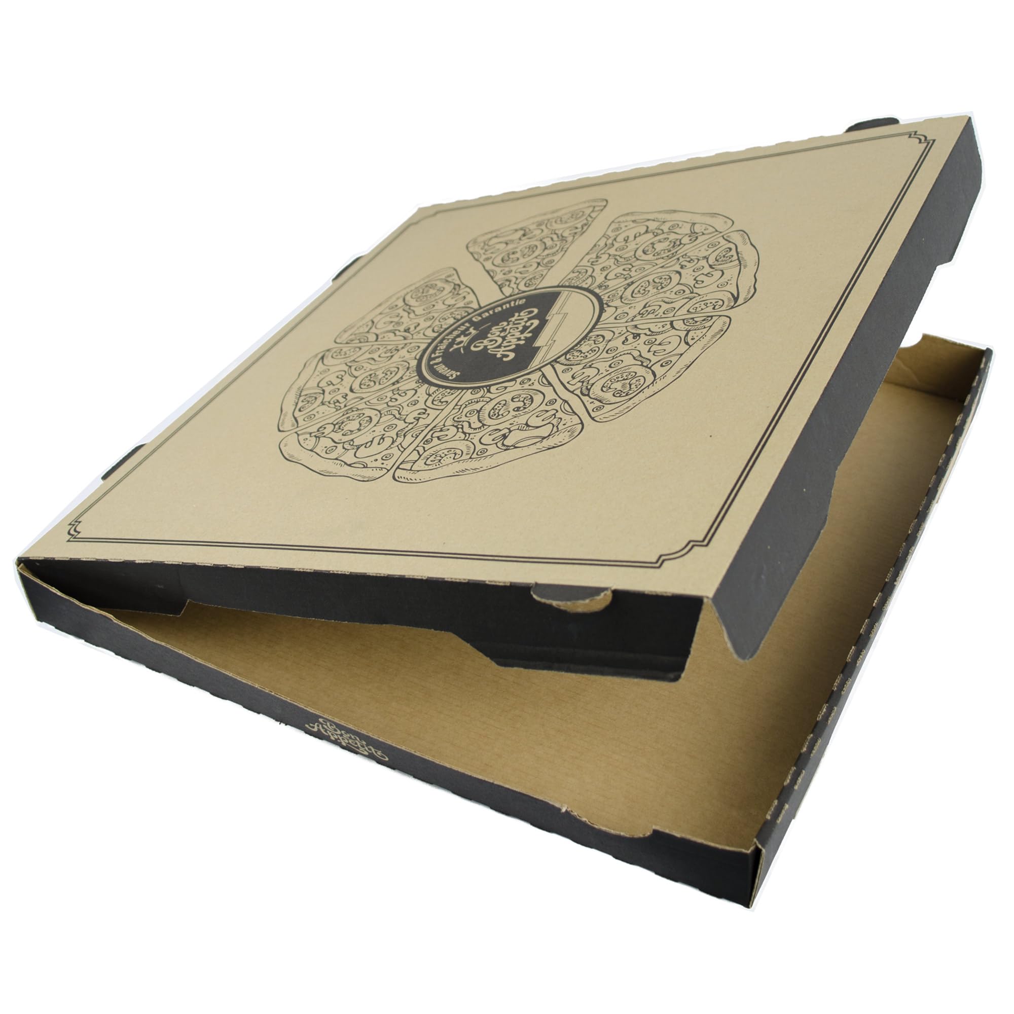 Générique Boite Pizza - Bon Appetit - 33x33x4 cm - par 100