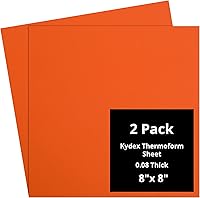 Vista 86 de Kydex Sheets - Solid Color DIY Kit for Crafting Holsters, Sheaths, and Mag Pouches - (8x8, 8x12, 12x12), Premium Thermoform Sheets - Thick, Durable