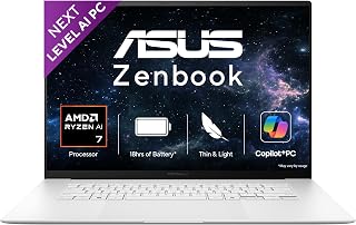 ASUS Zenbook S16, AMD Ryzen AI 7 Octa Core 350, 24GB,1TB,16" Touch Screen, 3K OLED, Windows 11,M365 Basic(1Yr)*,Office24,S... Price In India