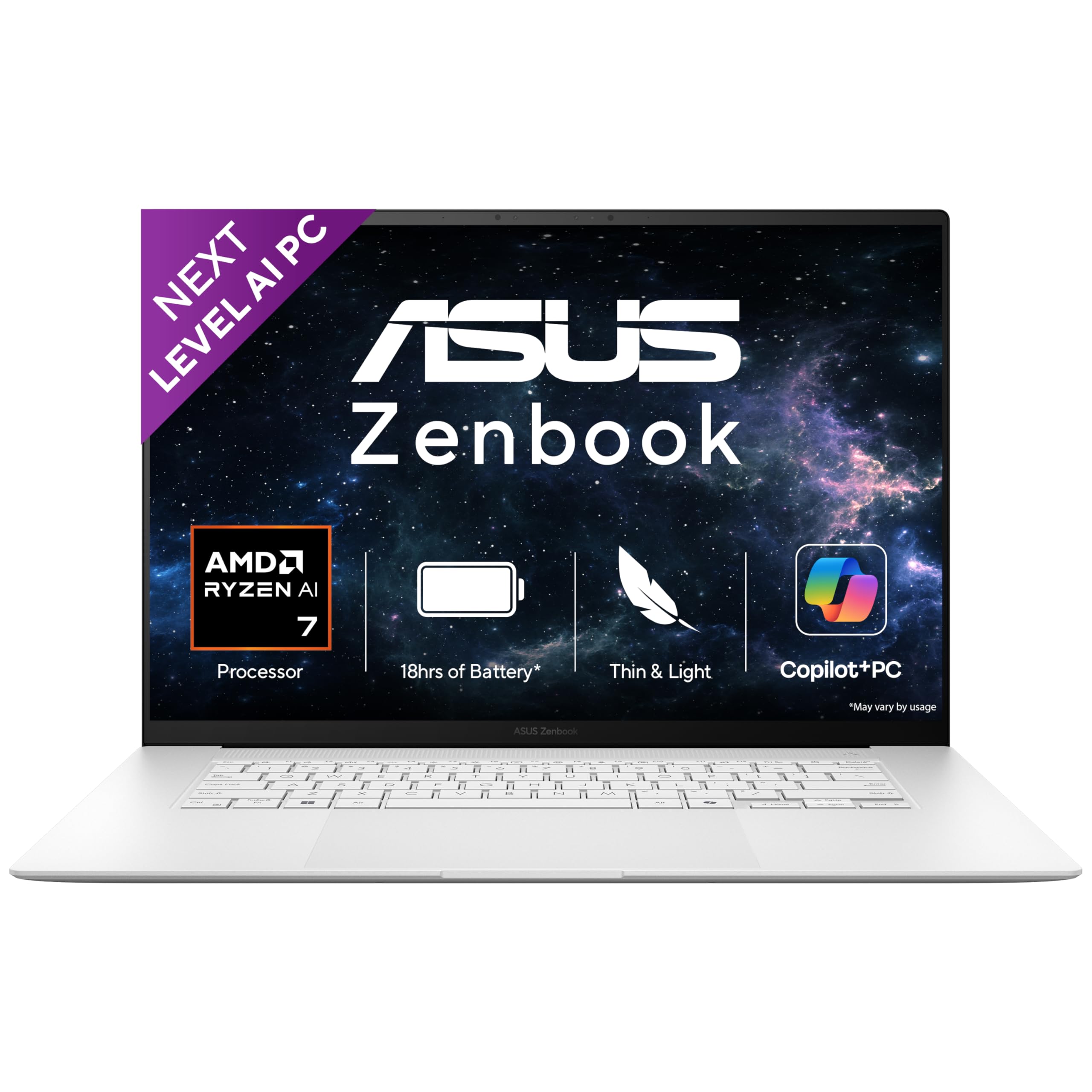 ASUS Zenbook S16, AMD Ryzen AI 7 Octa Core 350, 24GB,1TB,16