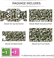 Vista 5 de TANOKAY Calcomanías de vinilo para Nintendo Switch, juego completo de protectores de juegos de anime, calcomanías protectoras para placa frontal