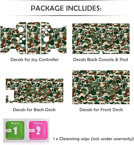 Miniatura 5 de TANOKAY Calcomanías de vinilo para Nintendo Switch, juego completo de protectores de juegos de anime, calcomanías protectoras para placa frontal,