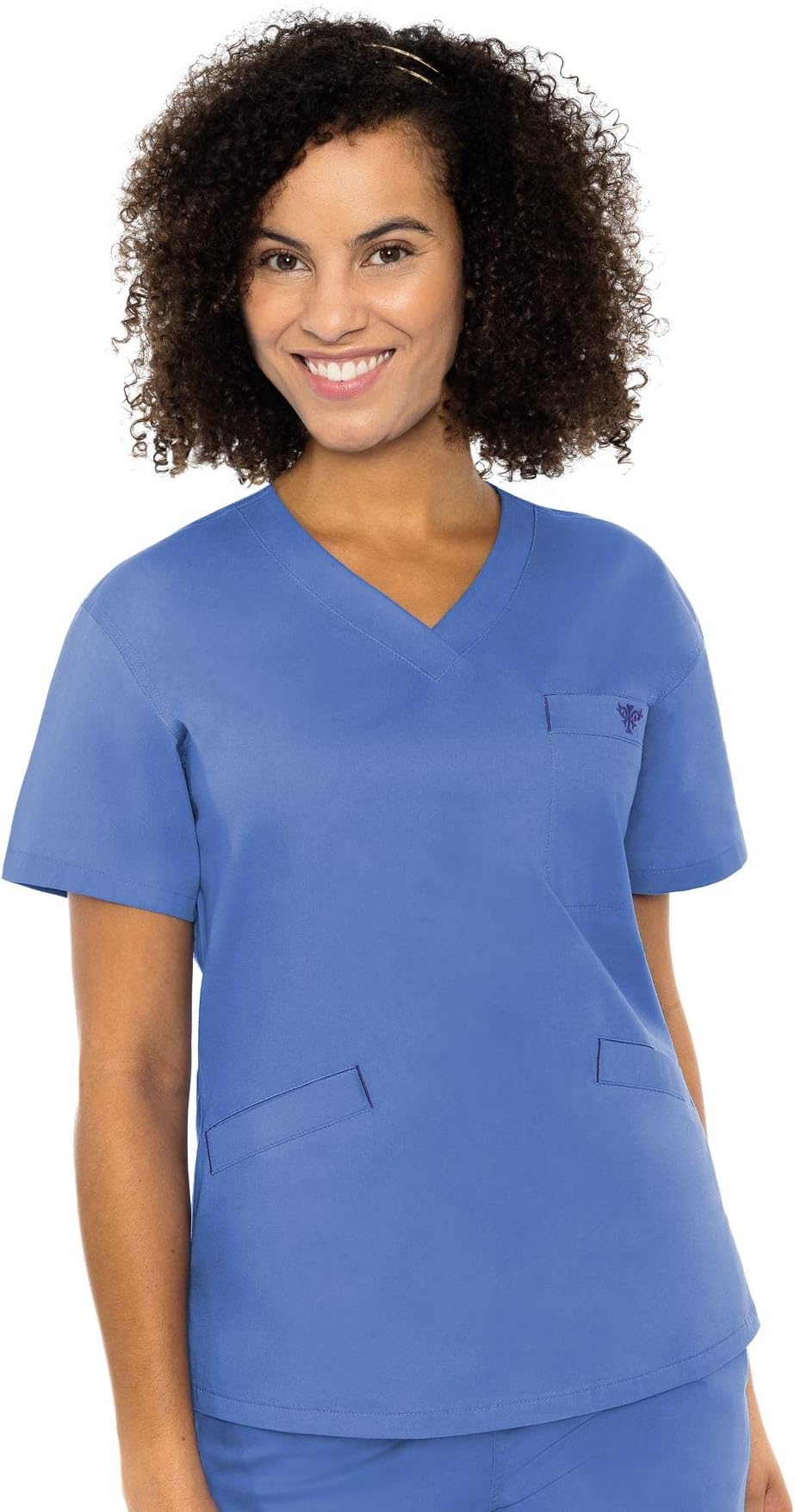 V-Neckline 3 Pocket Scrub Top