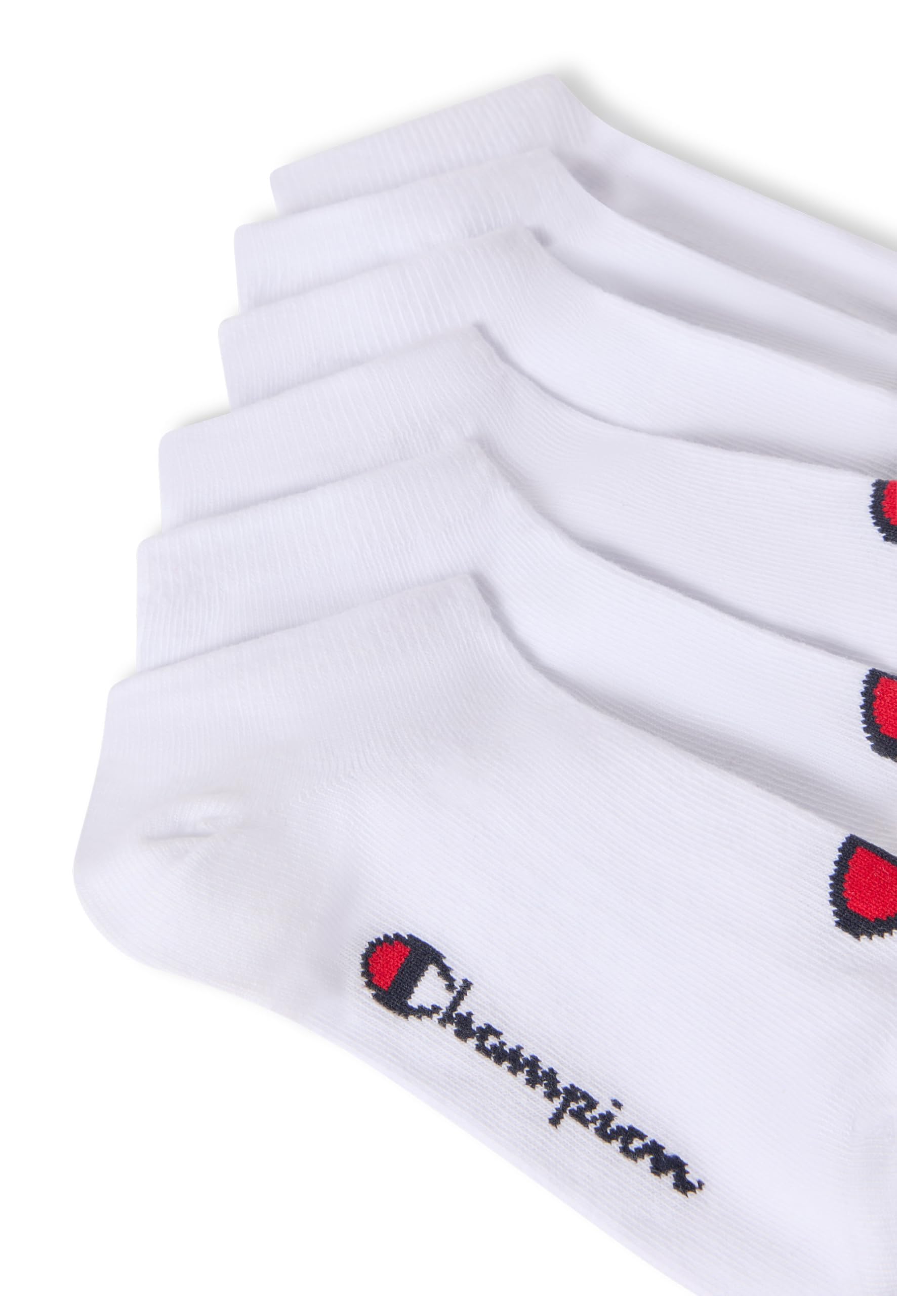 Champion Core Socks Junior 6pp Sneaker Calcetines con forro Unisex - Niños y Adolescentes (Pack de 6)
