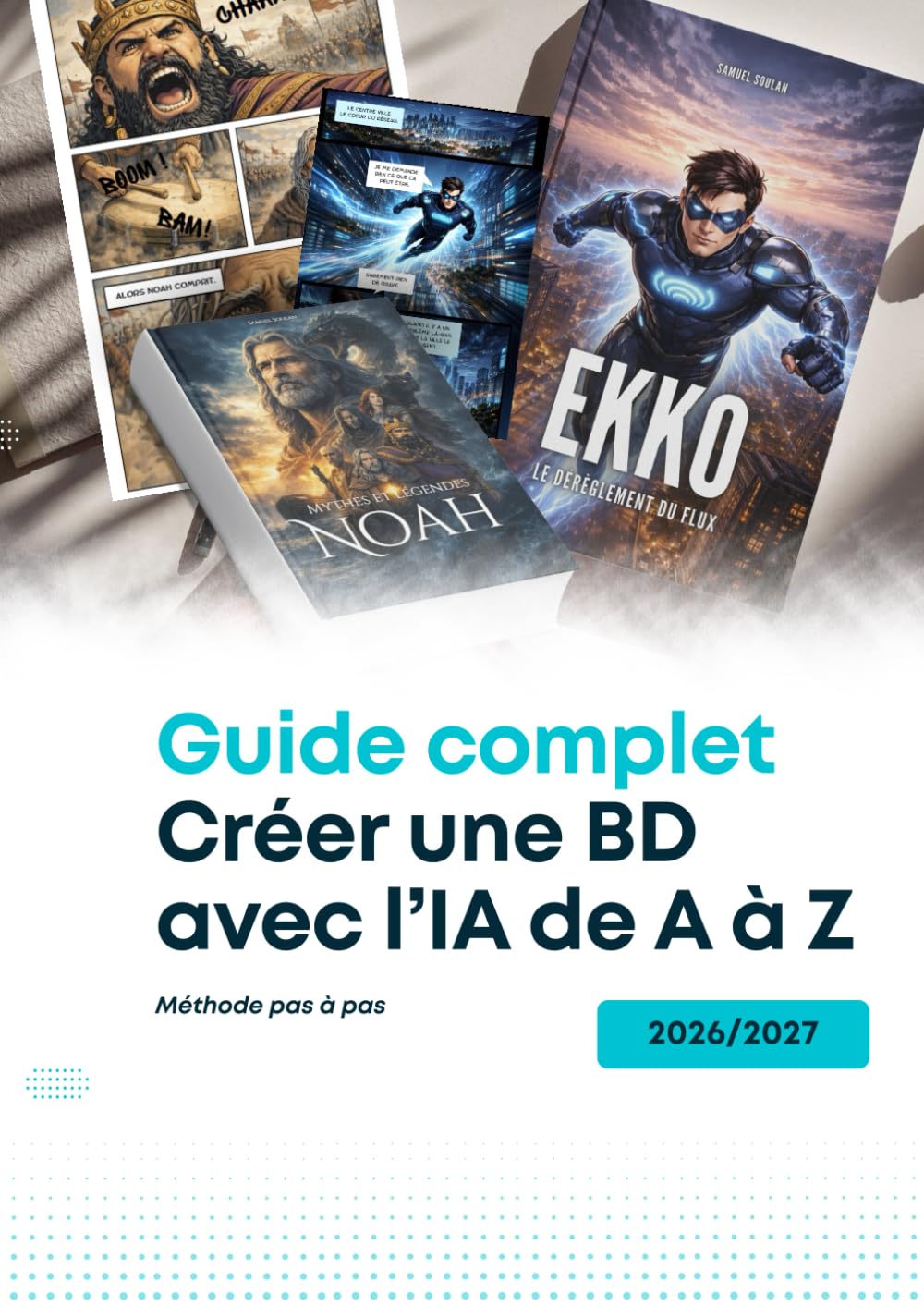 GUIDE COMPLET - Créer une BD de A à Z avec l'IA: Imaginer, écrire et illustrer une bande dessinée grâce à l’intelligence artificielle (French Edition)      Paperback – January 29, 2026