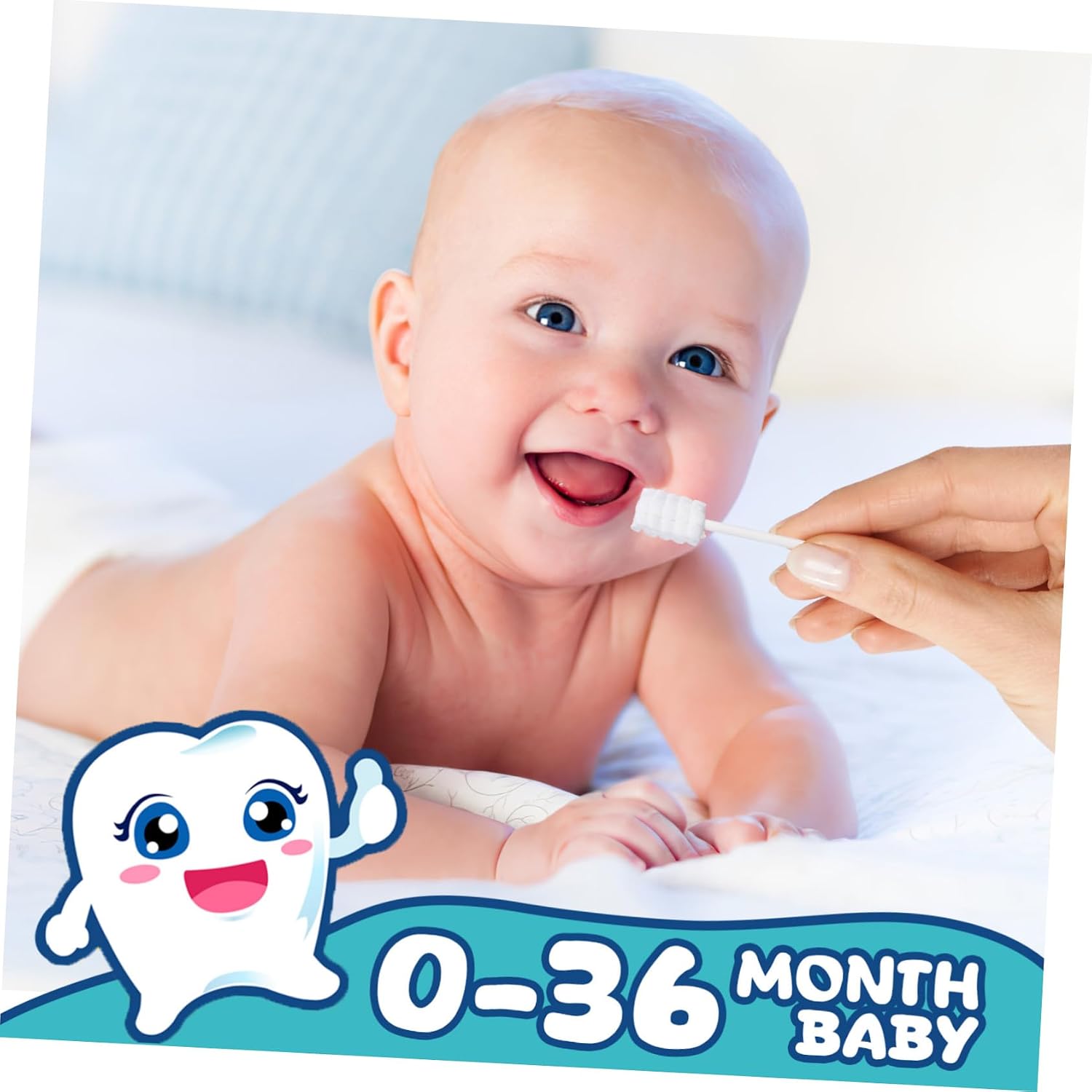 Scraper Gauze 30pcs Baby Oral Set Soft Silicone Brush Safe Ergonomic Design for Boys and Girls