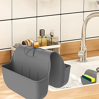 Sponge Holder for Kitchen Sink, Silicone Sink...,