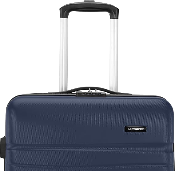 Samsonite Evolve SE Hardside Expandable Luggage with Spinners, Classic Navy, 2PC SET (Carry-on/Medium)
