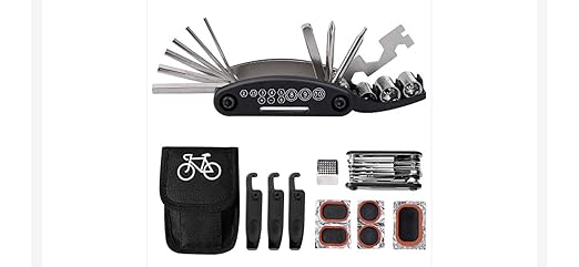 Lighter House 15 In 1 Bicycle Tools Sets - Multi Repair Tool Kit Wrench Screwdriver File Sports Kit