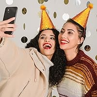 Vista 5 de 10 or 20 Pcs Large Party Hats for Adults Reusable Glitter Medium Birthday Party Hats for Stuffed Animal Toys