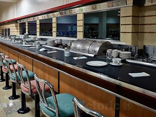 Photo : Lunch counter at the old Woolworth's"five and dime" store, a legendary site marking the American civil-rights movement and is now the International Civil Rights Center & Museu 3 14in x 11in