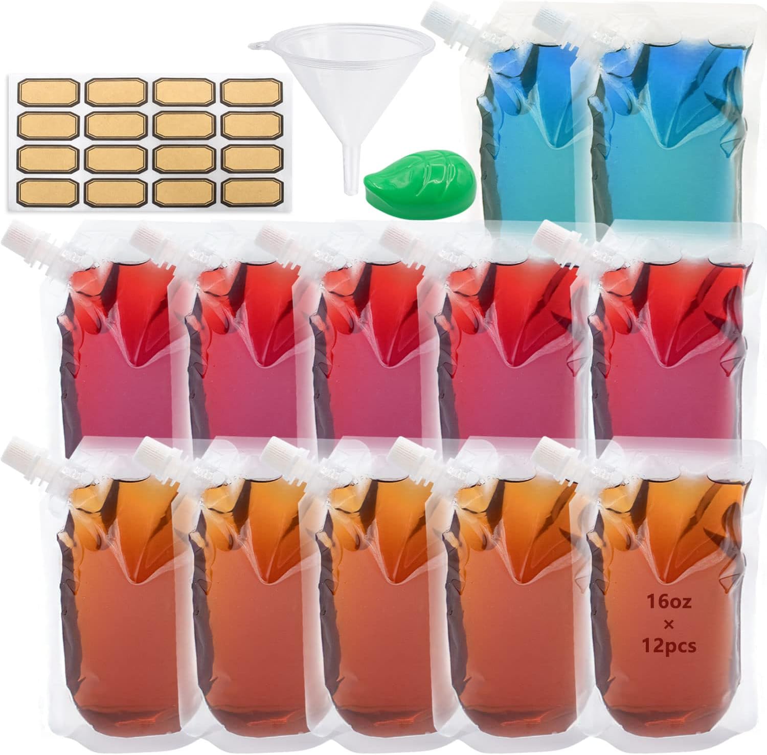 Plastic Flask for Cruise, LeakProof Concealable and