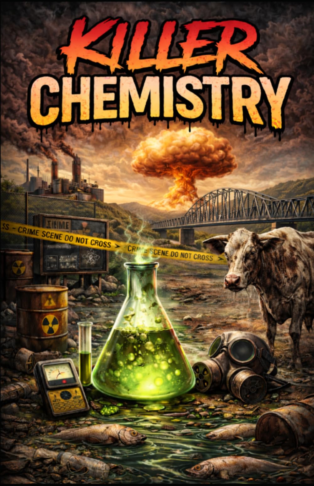 Killer Chemistry: A True Crime Science Coloring Book