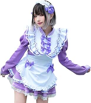 Amazon.co.jp: [Malymoon] メイド ジャージ メイド服 リボン フリル 