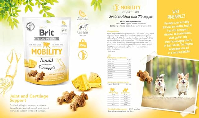 Foto 2 de 5 de Brit Functional Snack Mobility Huesos Y ARTICULACIONES - 150 GR