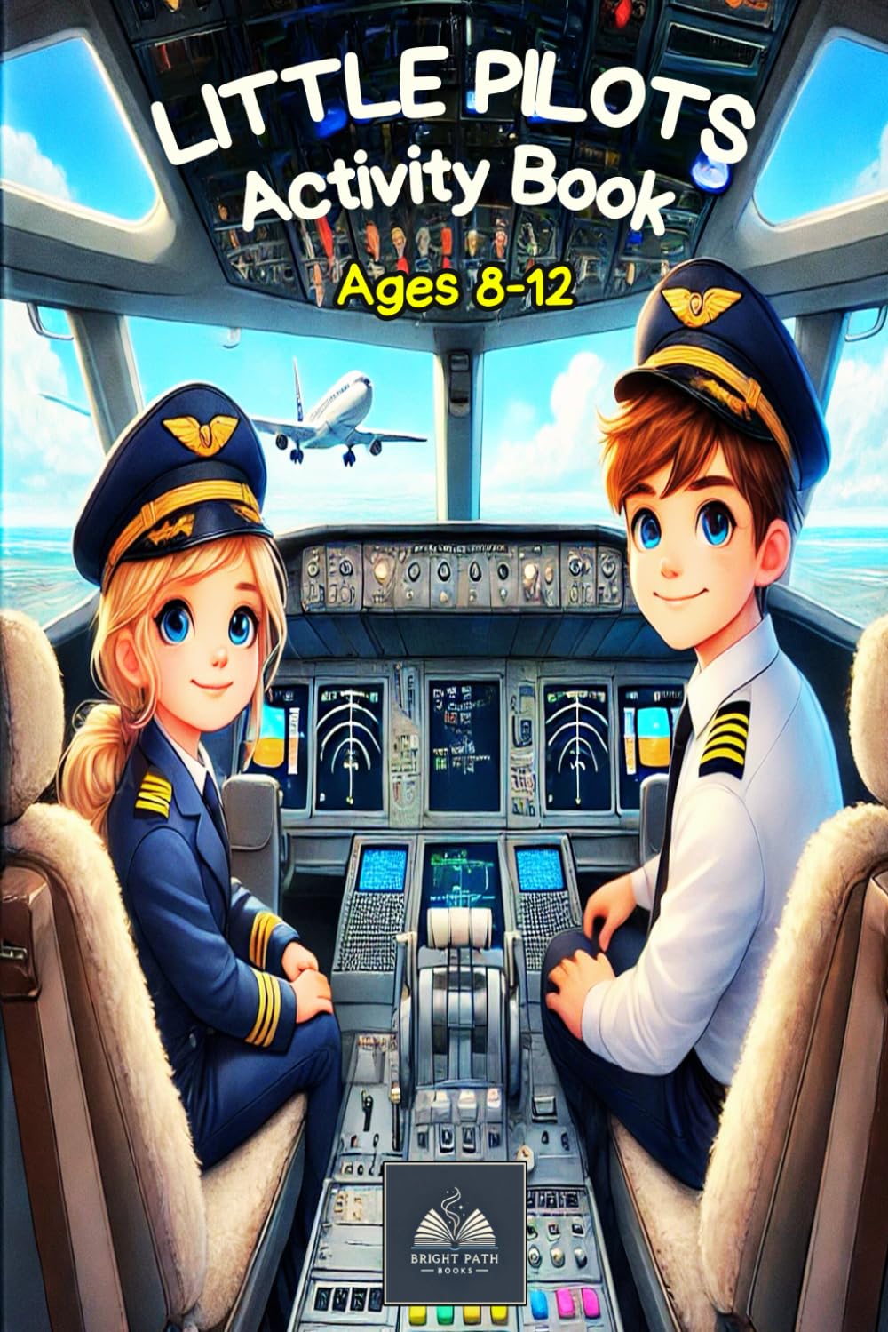 Little Pilots Activity Book for Kids Ages 8-12: Fun and Educational Workbook with Aviation-Themed Activities