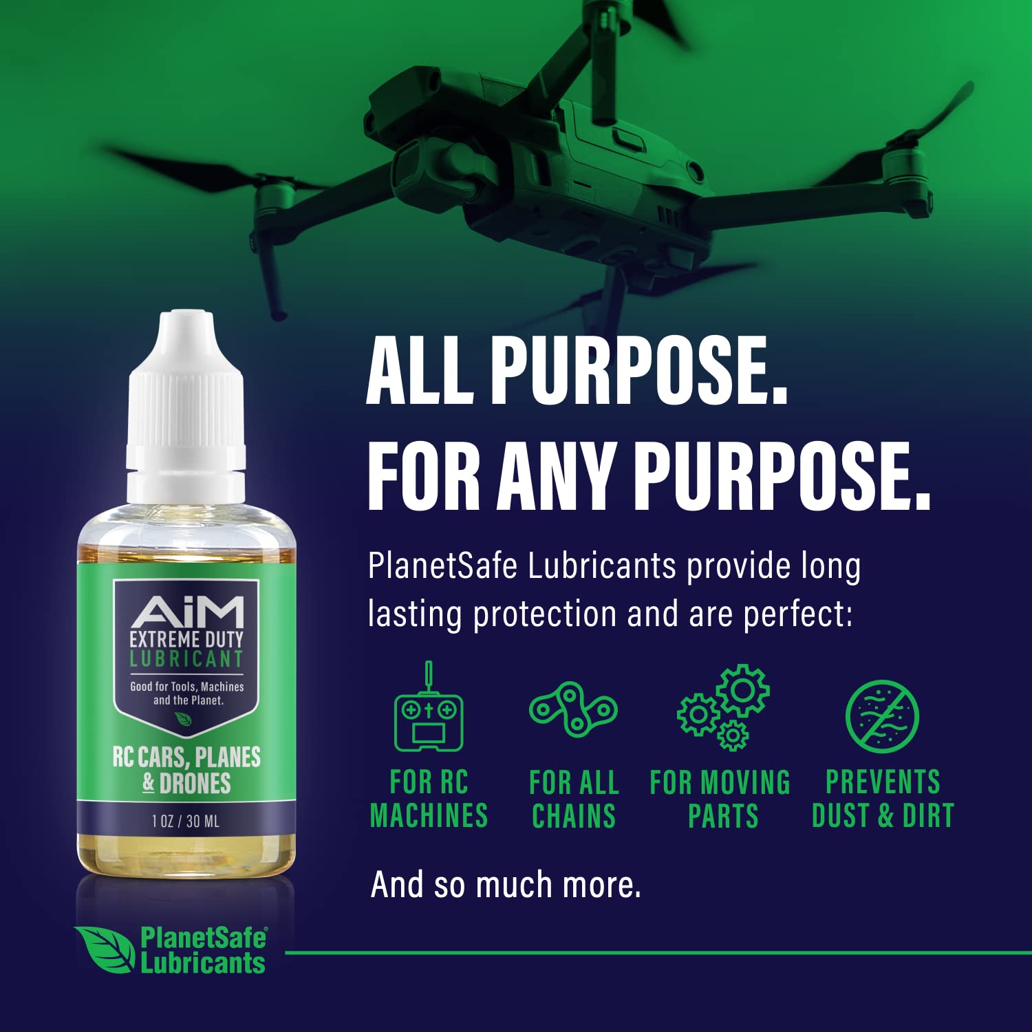 Amazon.com: PlanetSafe Lubricants AiM RC Gear Grease - 1oz - Non Synthetic  Lubricant Spray for RC Cars, Planes & Drones - Reduce Friction & Noise -  Odorless - RC Oil & RC