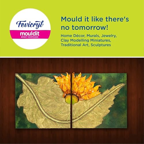 Miniatura 4 de Fevicryl Mould It, 31.75 oz, juego de arcilla para modelar y esculpir, arcilla seca al aire para arte y manualidades, regalo para artistas,