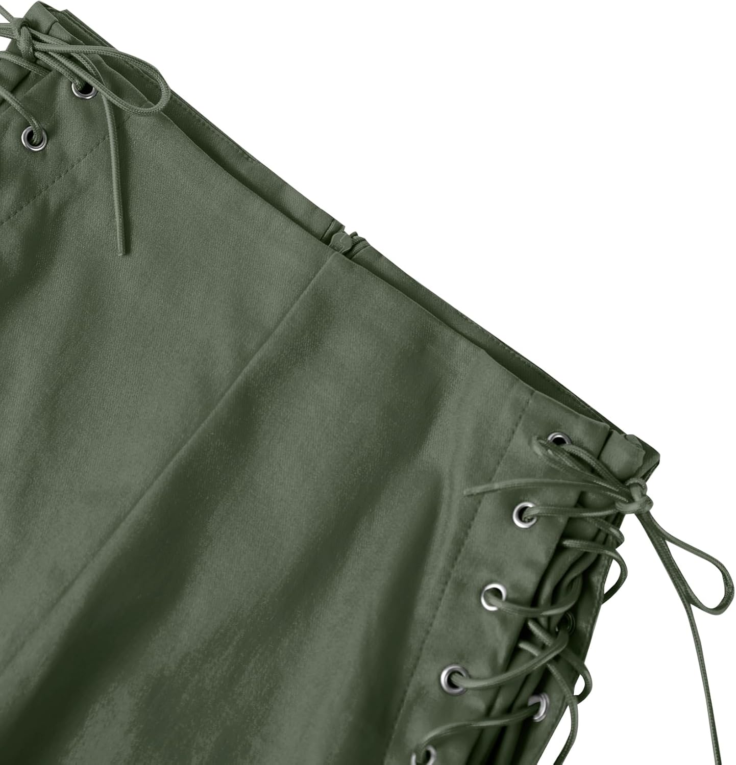 Leather Shorts for Women High Waisted Lace Up Side Stretchy Sexy Mini Booty Short Y2K Rave Club Party Concert Winter - Image 5