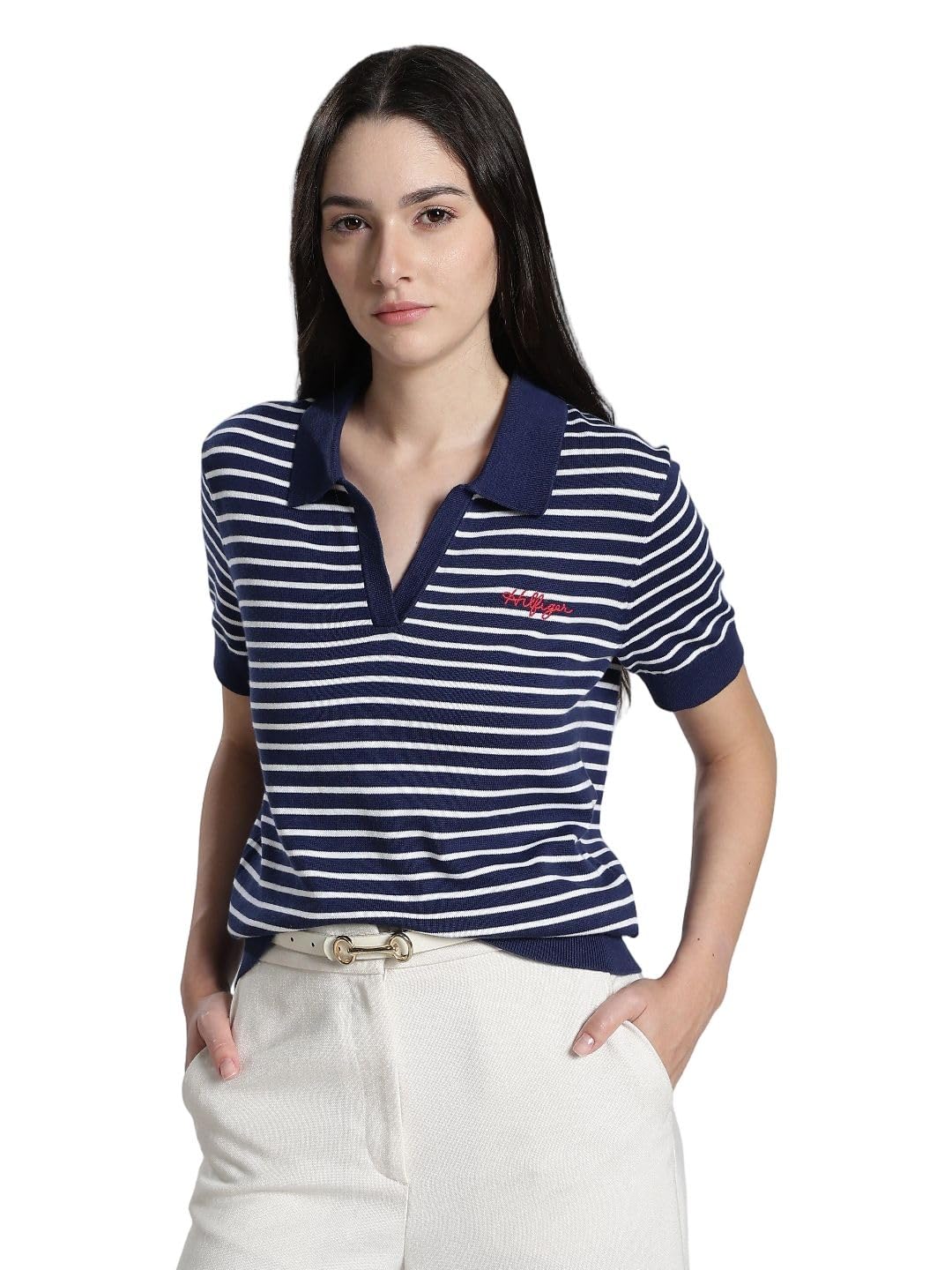 Women Polo Sweater-image-7