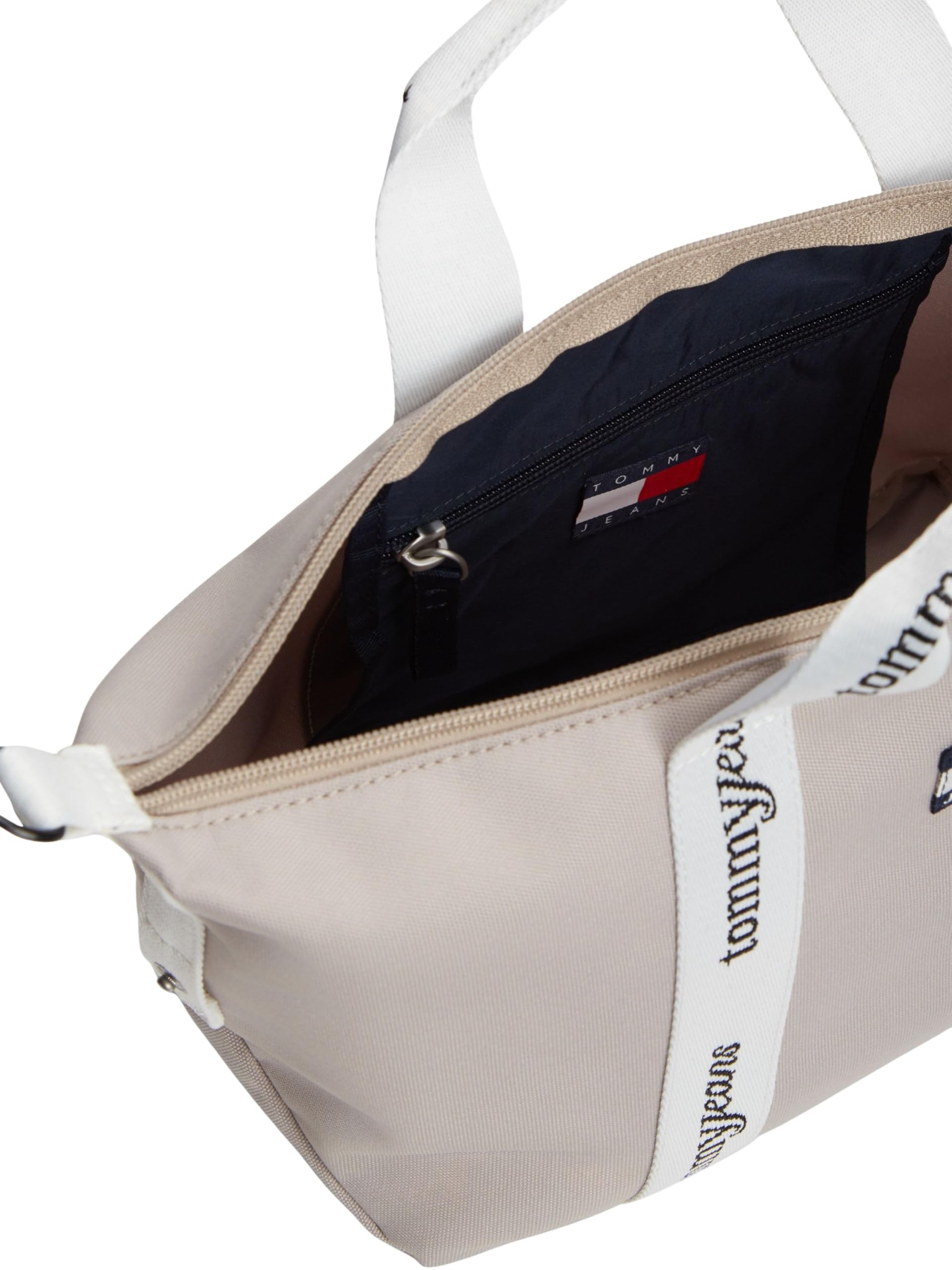 Tommy Jeans Tjw Ess Daily Mini Tote Aw0aw18460, Tote da donna, beige (pietra), taglia unica