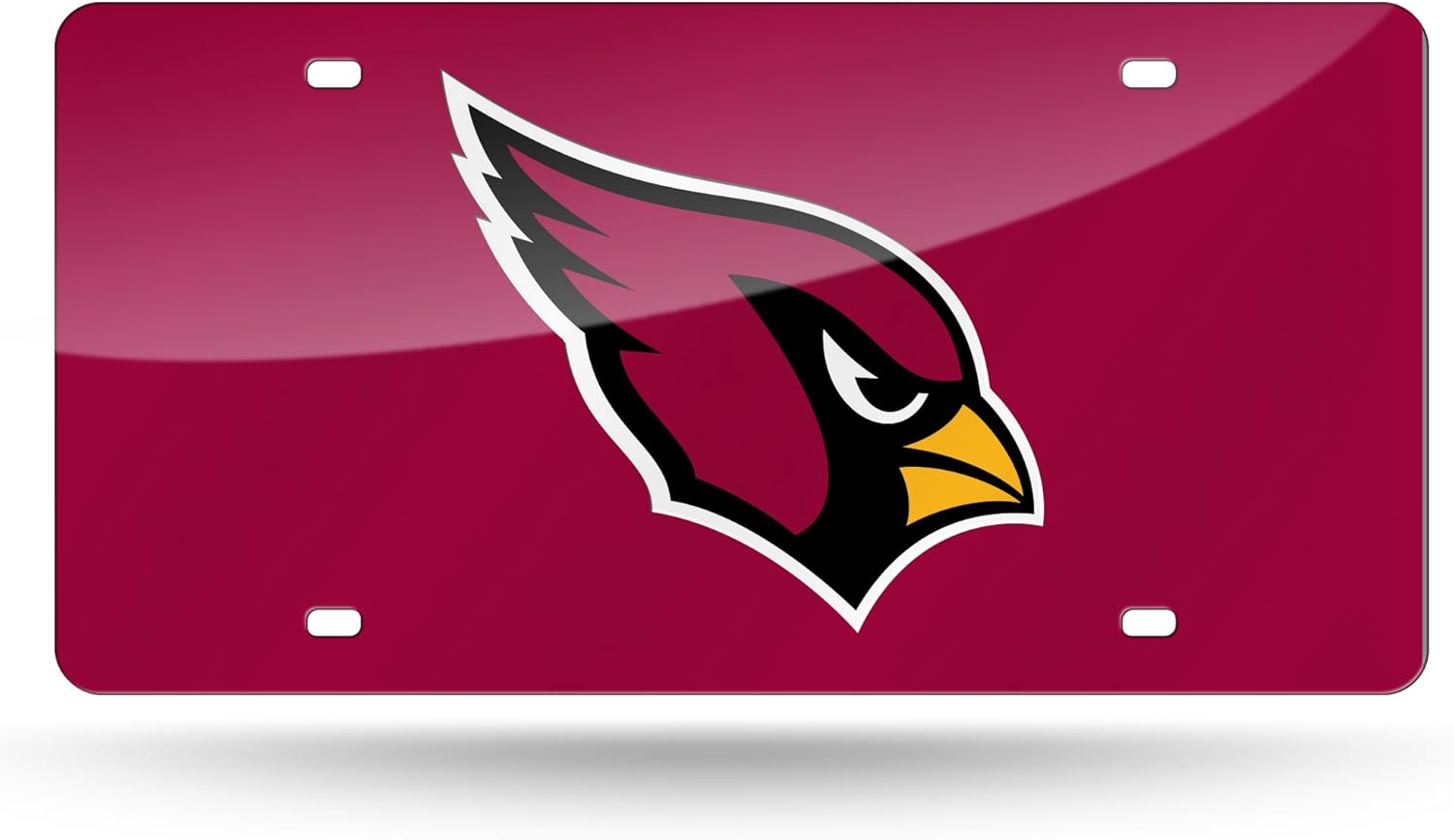 Rico Industries NFL Unisex-Adult Laser Inlaid Metal License Plate Tag