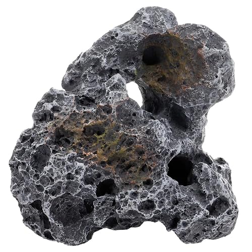 Hobby Cavity Stone Dark 1 16x8x16cm Decoración para Acuario