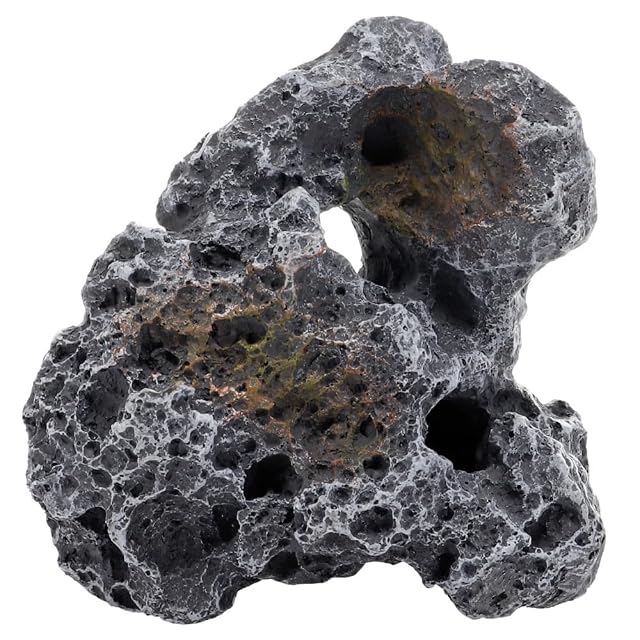 Hobby Cavity Stone Dark 1 16x8x16cm Decoración para Acuario