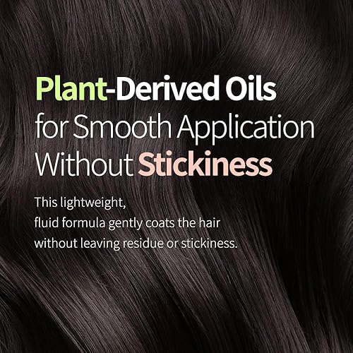 Miniatura 5 de JHP - Suero marroquí de argán para cabello rizado y seco dañado (cuidado de aceites naturales suavizantes), tratamiento ligero para el cabello que