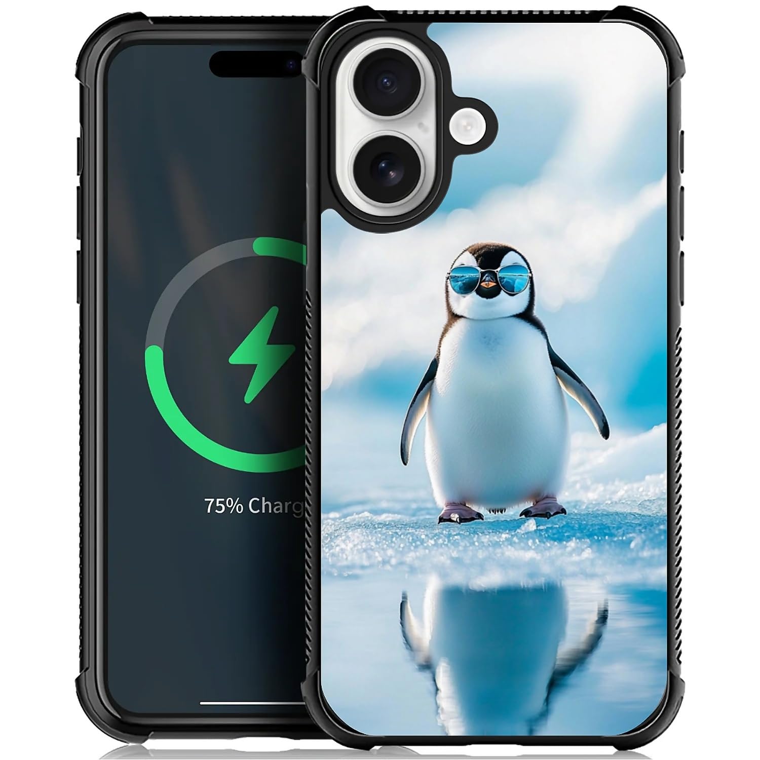 Coque iPhone 17 magnétique antichoc design Pingouin Iceberg - 8