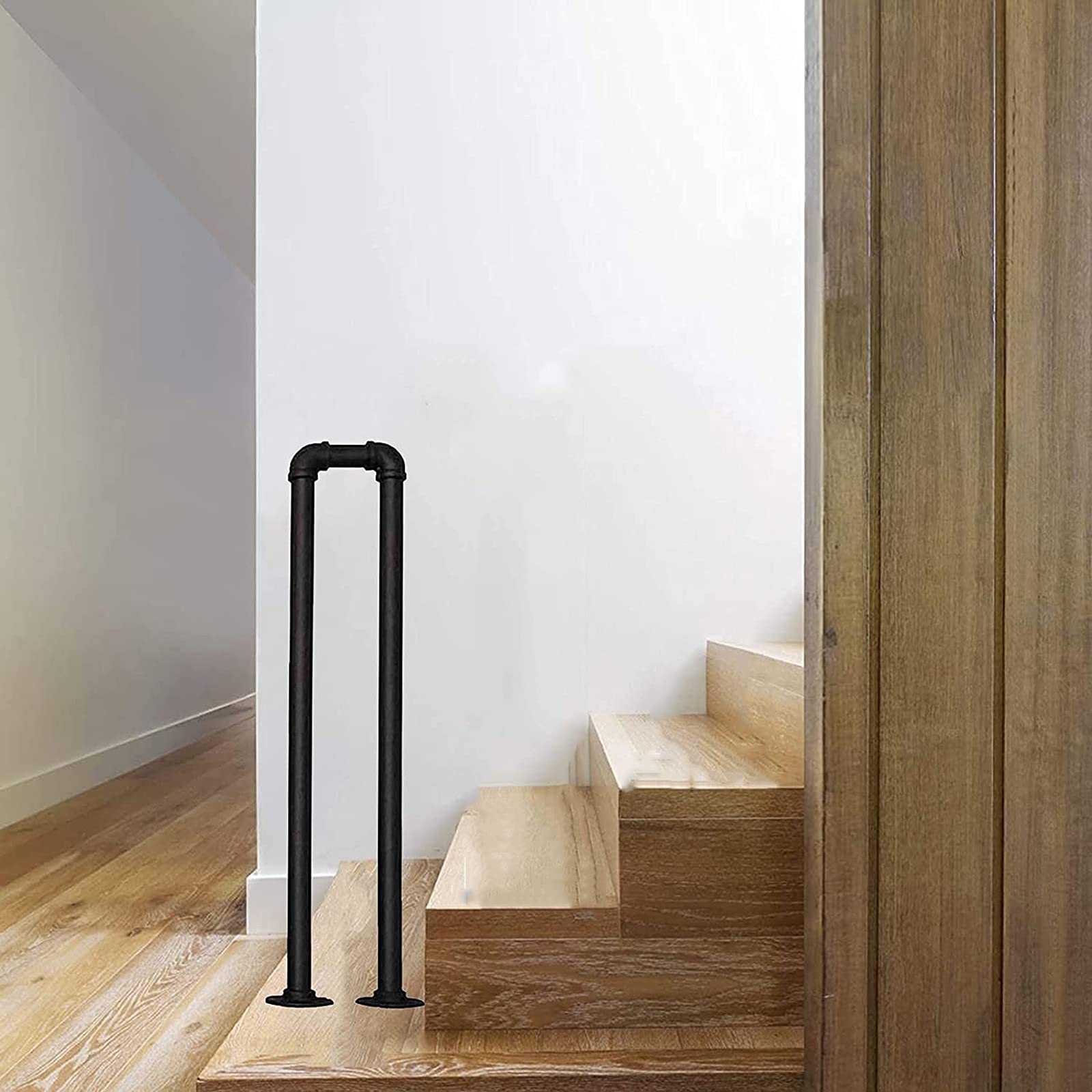 Rampe d'escalier facile à installer pour marches extérieures sécurisées