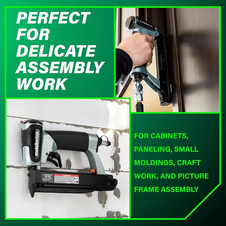 Metabo HPT 23-Gauge Pin Nailer Kit - Pro Preferred for 9 Years