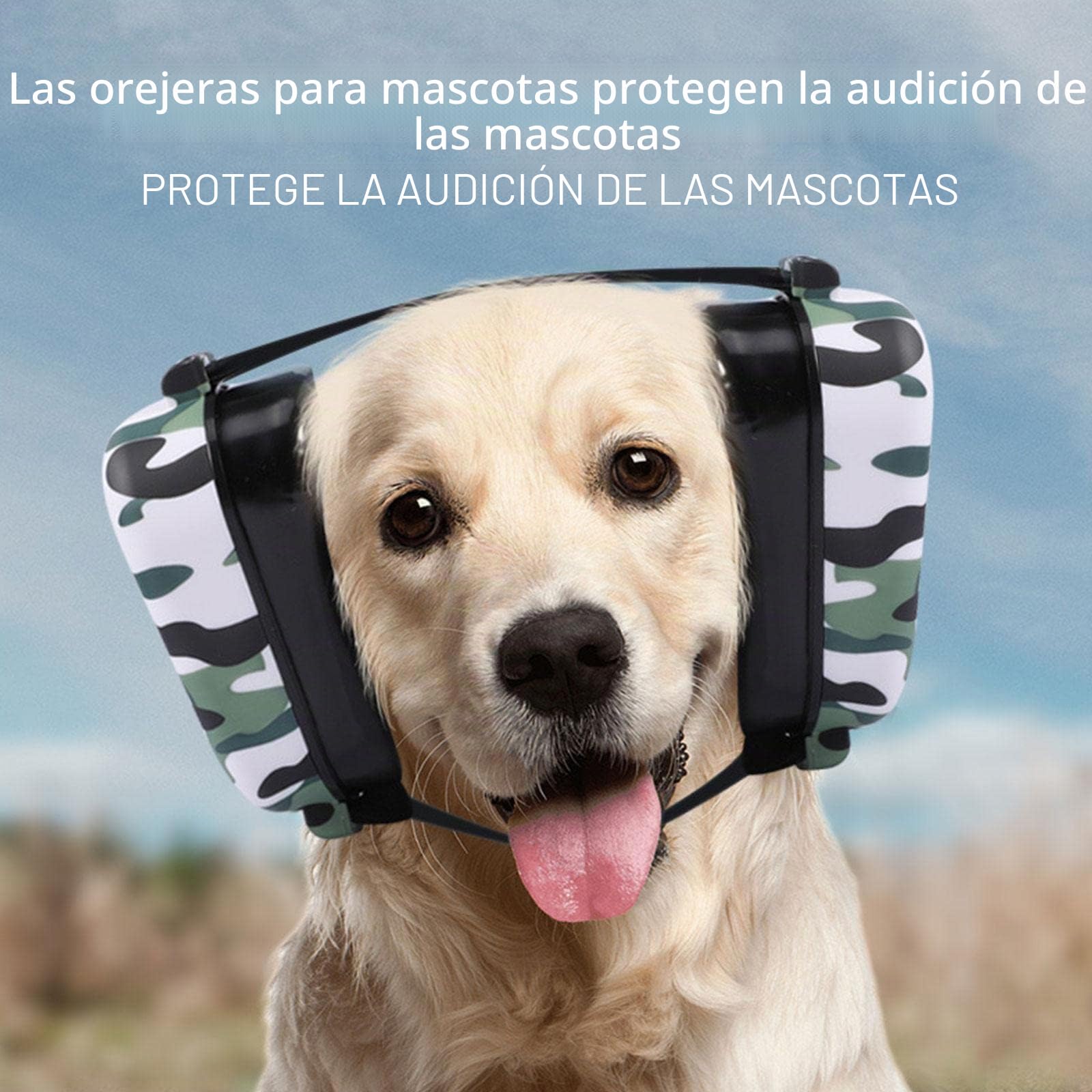 Protección auditiva para perros, orejeras para perros, protección contra el ruido del perro, fuegos artificiales
