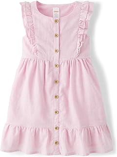 and Toddler Sleeveless Dresses,Simple Pink,5T - Buy now